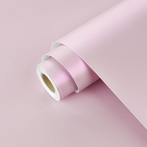 Papier Peint Rose Avec Style Métallique Revetement Adhesif Meuble Vinyle Adhesif Rose pour Plan De Travail Papier Peint Autocollant Mural Cuisine Lavable Film Autocollant Meuble 40cm x 300cm (1/5)