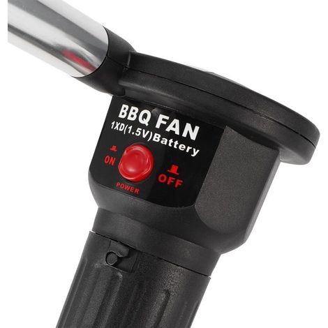 Ventilateur de barbecue portable, souffleur d'air électrique pour pique-nique, camping, grill, barbecue et réchaud (1/5)