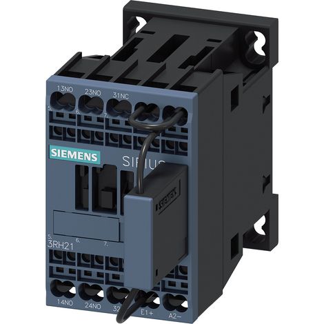 Contattore ausiliario Siemens 3rh2122-2lf40-0la0 3 poli varistore integrato