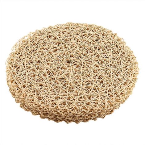 Sets de table beiges pour l'intérieur et l'extérieur des tables à manger (1/5)