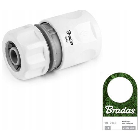 Connettore rapido Bradas WL-2140 White Line da 1/2"