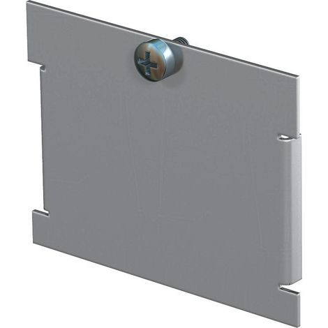 OBO Bettermann Coperchio cieco MTU per supporto di montaggio 62x66x4,5 acciaio zincato a nastro nero intenso RAL 9005, 7407047