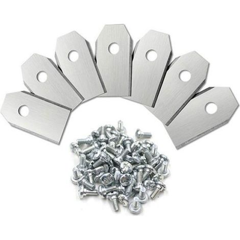 Lame De Tondeuse - Acier Inoxydable 35x18x0.75 Mm - Compatible Robot Tondeuse Husqvarna - 30 Pièces (1/3)