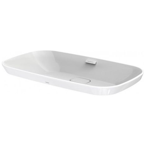 Neorest Lavabo à poser blanc 750 mm sans trou de robinetterie avec trop-plein