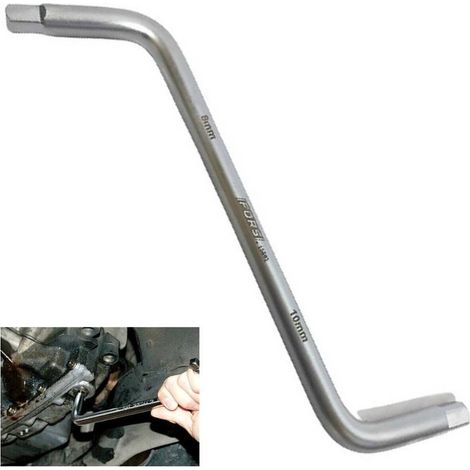 Trade Shop - Chiave Quadra Svita Tappo Coppa Olio Motore Auto 8/10 Mm Officina Olii 15692 - (1/5)