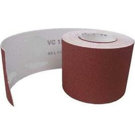 GRANA 40 - Carta abrasiva velcrata - rotolo da 5mt - al corindone rosso