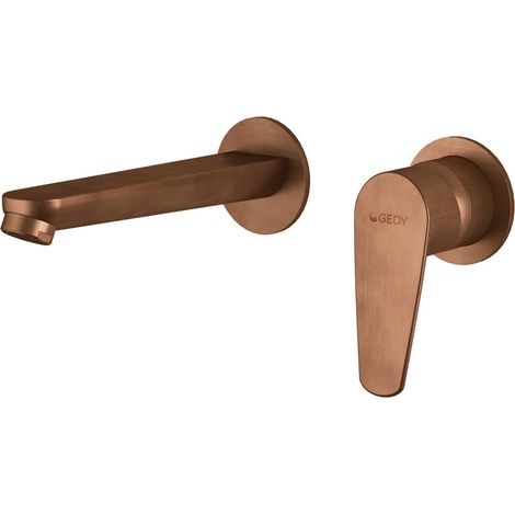 GEDY MXCO0782000 COMO Grifo de pared para lavabo oro rosa - ref: MXCO0782000 (1/2)