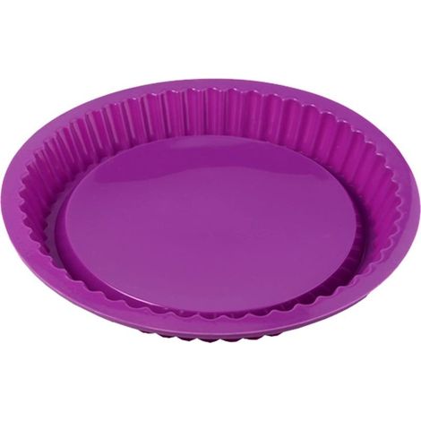 Molded tarte silicone non-stick 1 part, base gateau pastry, cooking easy and durable (1/4)