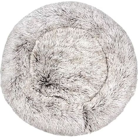 Lit pour chat, coussin moelleux, doux lavable pour chiens chats (dégradé marron, 40 cm), Ensoleillé (1/5)
