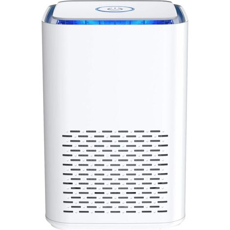 Purificateur d'air domestique, véritable filtre à air HEPA pour chambre,bureau, éliminateur d'odeurs pour allergies et animaux domestiques, fumée, poussière, moisissure, veilleuse Silencieuse (1/5)