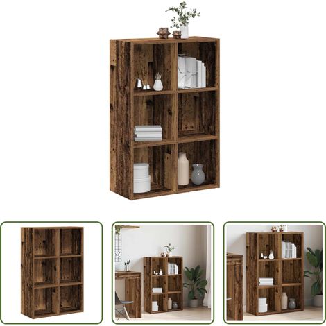 vidaXL Holzwerkstoff -  Bücherregal/Sideboard Altholz-Optik 66x30x98 cm Holzwerkstoff (1/5)
