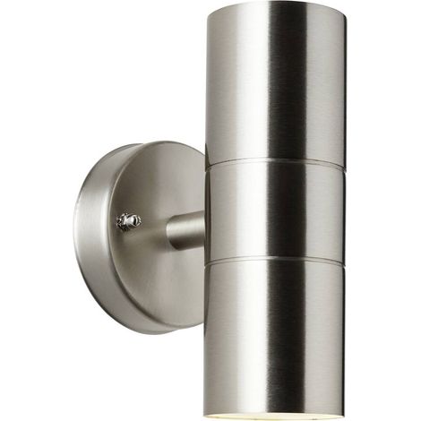 Brilliant Jandy 90966A82 Lampada da parete per esterno GU10 acciaio inox (1/5)
