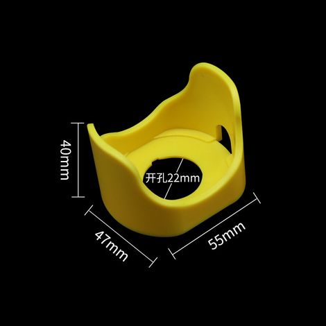 Includes a small yellow button protective cover for the FJ-15 type emergency stop switch, with a 22mm opening to prevent accidental injury. (1/4)
