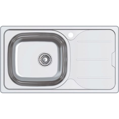 Cata CDS-1ED - Fregadero De Cocina Acero 76 Cm 1 Cubeta 1 Escurridor