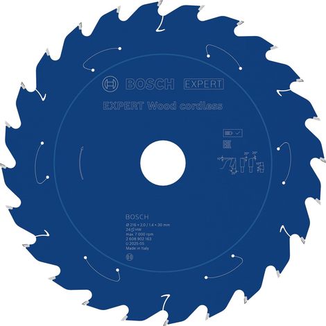 1x Lame de scie circulaire EXPERT Wood cordless pour scies sur table (1/5)