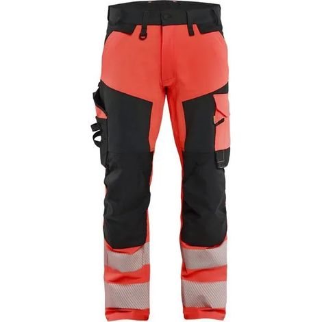 Pantaloni da lavoro blaklader stretch 4d alta visibilità rinforzati