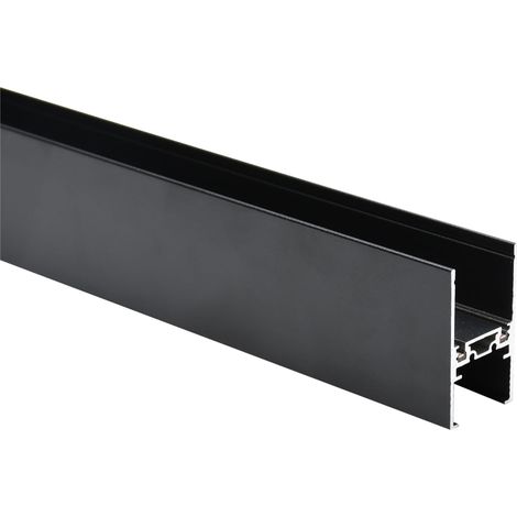 Pista magnética de montaje en superficie, colgante, 1 m, 48 V CC, color negro, tipo C. (1/5)