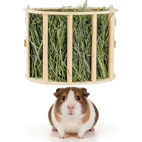 Wooden Hay Rack,Rabbit Hay Scraper (1/5)