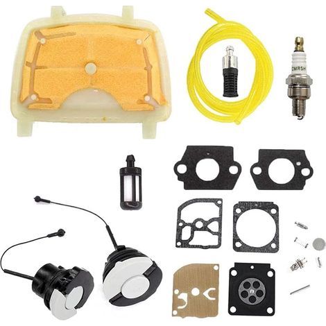 Luftfilter- und Tank-/Öldeckel-Reparaturset mit Membranen für Stihl MS171, MS181, MS211, MS 171, 181, 211, MS171C, 181C, 211C Kettensägen (Teilenummer: 11391201602, 0000 350 0526) (1/5)