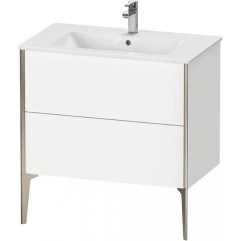 Support de lavabo sous plan XVIU 594x810x480mm Prof. Champ blanc mat (1/3)