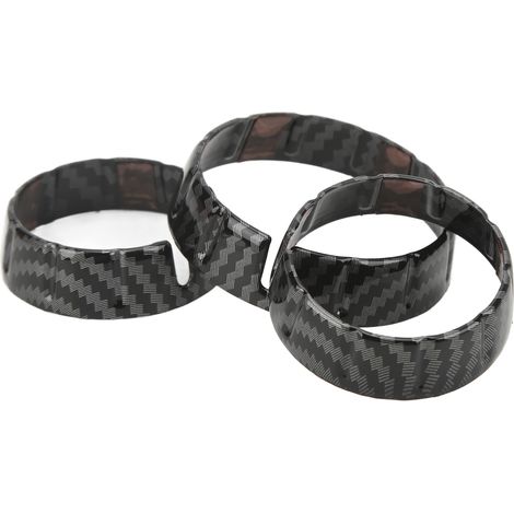 3 dekorative Klimaanlagen-Zierblenden in Carbonfaser-Optik, Ersatzteilset für F55 F56 F57 2014-2021, Fahrzeugverkleidungen (1/5)