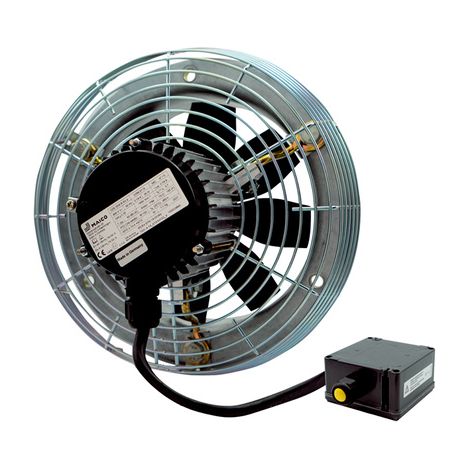 Axial-Wandventilator DZS 20/2 B Ex t Stahlring, Drehstrom, StaubEx, 1090m3/h von Maico - 0094.0202