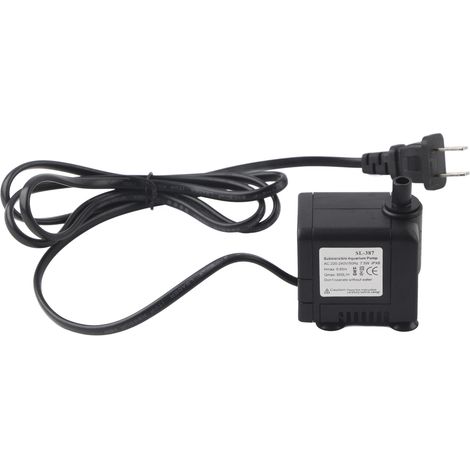 Pompe submersible externe 500L/H, circulation haute pression, silencieuse, 220V avec fiche CN (1/5)