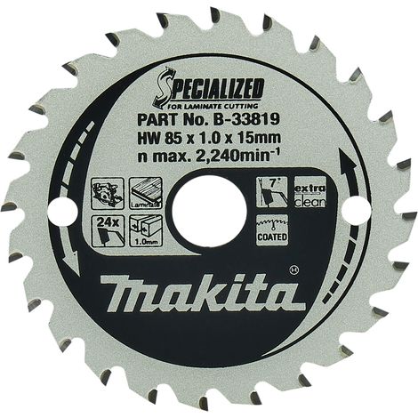 Makita B-33819 Disco de sierra circular 85 mm 24 dientes metal (1/2)