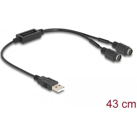 Delock usb a ps/2 adaptador