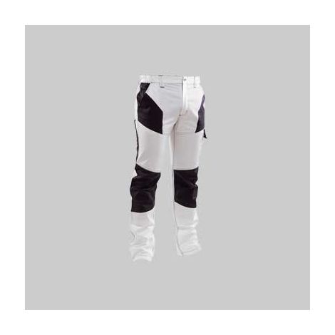 PANTALONE DA LAVORO STRETCH BIANCO/GRIGIO Tg. XL (56-58)