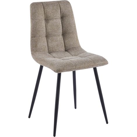 Packs Sillas Comedor - Pack 6 Sillas Stuhl Tela - Marrón Claro (1/5)