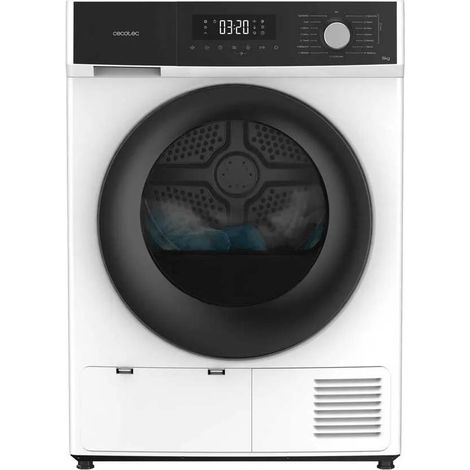 Cecotec Sèche-linge de Sèche-linge 8Kg Pompe de Bolero Dresscode Dry 8330. Classe équivalente A++, 15 programmes et fonctions telles que Séchage automatique, Repassage facile, Stop&Go, Départ diff (1/3)