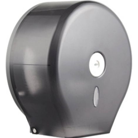 Distributeur de papier essuie-tout mural sans perçage, avec système de verrouillage, pour usage domestique et commercial, noir translucide. (1/5)