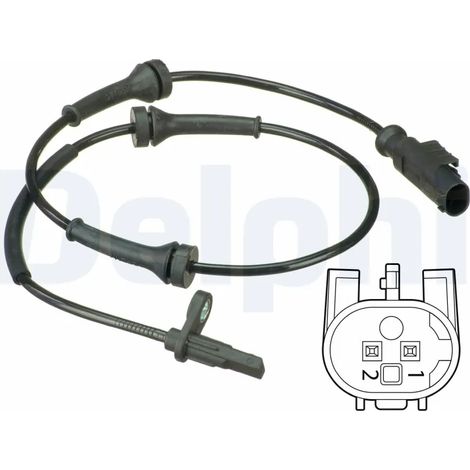 Capteur, vitesse de roue Delphi Technologies SS20540 ABARTH 1563624 51787099