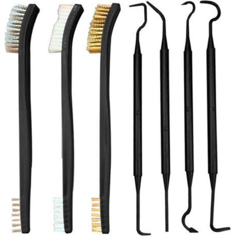 Brosses Métalliques, 3 Pcs Brosses Métalliques, Brosse Acier Inoxydable, Brosse de Nettoyage de Fil pour Évier, Soudure, Nettoyer Four, Rouille (1/5)