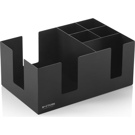 Rangement Bar Caddy 24,5 x 15,5 x 10,5 cm noir mat inox NOCTURN - Was Germany (1/2)