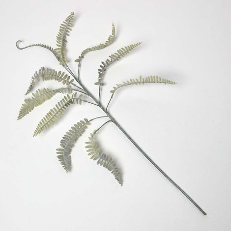 HOMESCAPES Artificial Royal Fern Branch, 80 cm (1/5)