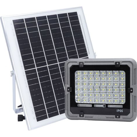 Projecteur solaire LED 48 LED 200W 1000 lm IP66 imperméable crépuscule à aube avec télécommande pour extérieur (1/5)