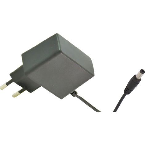 POSC05200A: POSC Netzteil 5V/2A/10W, schwarzer Adapter, Netzanschluss: CEE 7/16, Stecker 2,1x5,5 mm (gerade)