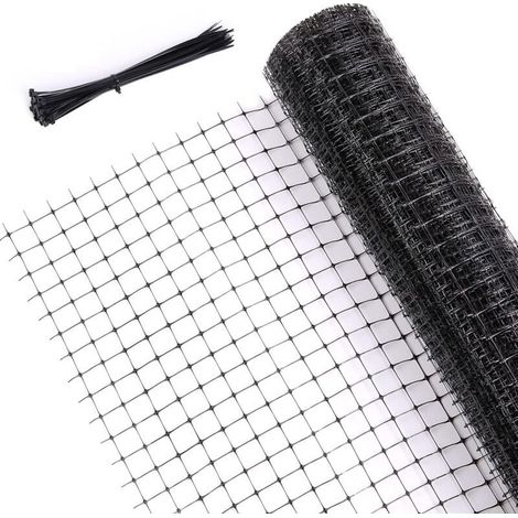 YMYNY Filet de Jardin Filet Anti-Oiseaux Noir Robuste 2m x 20m, Filet Foliaire, Filet des Arbres Réutilisables (1/4)
