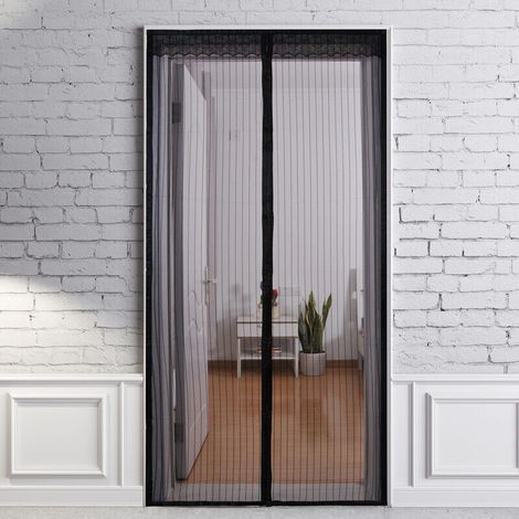 Magnetisches Moskitonetz für Türen – 80 x 210 cm – aus wasserdichtem Polyester – einfacher Zugang mit automatischem Verschluss – geeignet für den Innen- und Außenbereich (1/5)