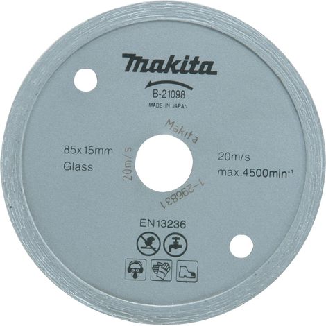 MAKITA B-21098 Glass & tile blade 85mm x 15mm
