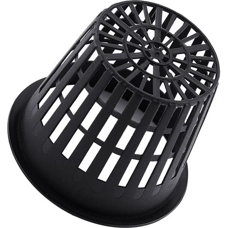 10pcs Panier Filet de Culture Noir pour Plantes, Godets de Jardinage Hydroponique Robustes, Paniers de Croissance pour Boutures (1/5)