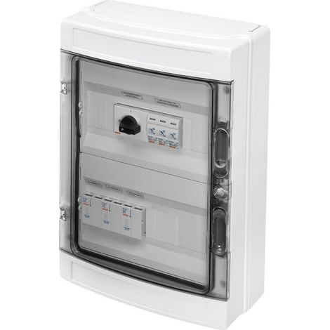 COFFRET 3 CHAINES 1000V DC 32A GEWISS GWD9907