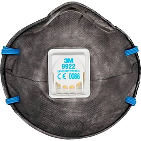 3M - Set di mascherine di protezione N. art. 9922, Filtro: P2VC