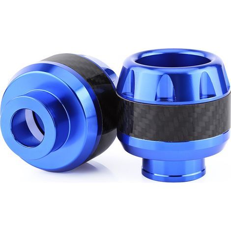 Paire de protecteurs de fourche avant en carbone pour moto, protections anti-chute (1/3)