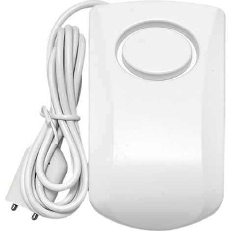 Détecteur de fuites d'eau, détecteur d'inondation intelligent 130 dB, capteur d'alarme d'eau sans fil (1 pièce, blanc) (1/5)