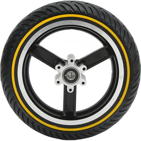 Moyeux de roue avant nid d'abeille 8,5 pouces LYH L002, pièce de rechange pneu avant pour trottinette électrique Kugoo M4, jaune (1/5)