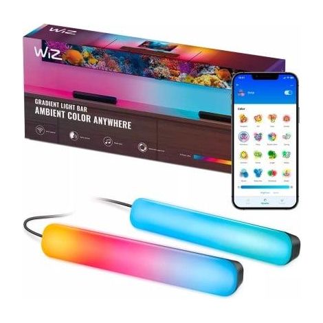 WiZ Gradient lámpara LED negra diseño elegante RGBIC (1/3)
