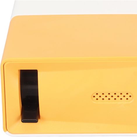Mini projecteur TFT LCD 1080p compatible AV VGA HD USB avec télécommande, projecteur portable pour le bureau et la maison, prise US 100-240 V (1/5)